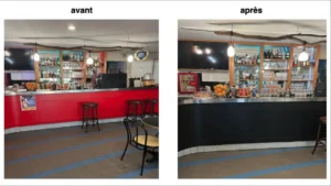 Rénovation du comptoir du bar “Le Mistral” à Saint-Mandrier 3